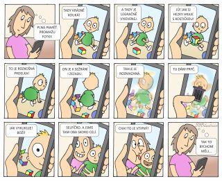 Šest let starý komiks. Frekvence focení s tím, jak kluci rostou, každým rokem výrazně klesá ↘. Prdelky mají sice rozkošný...